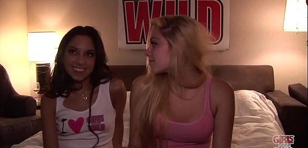  GIRLS GONE WILD - Bittney and Nicole Have Fun Together At A Party